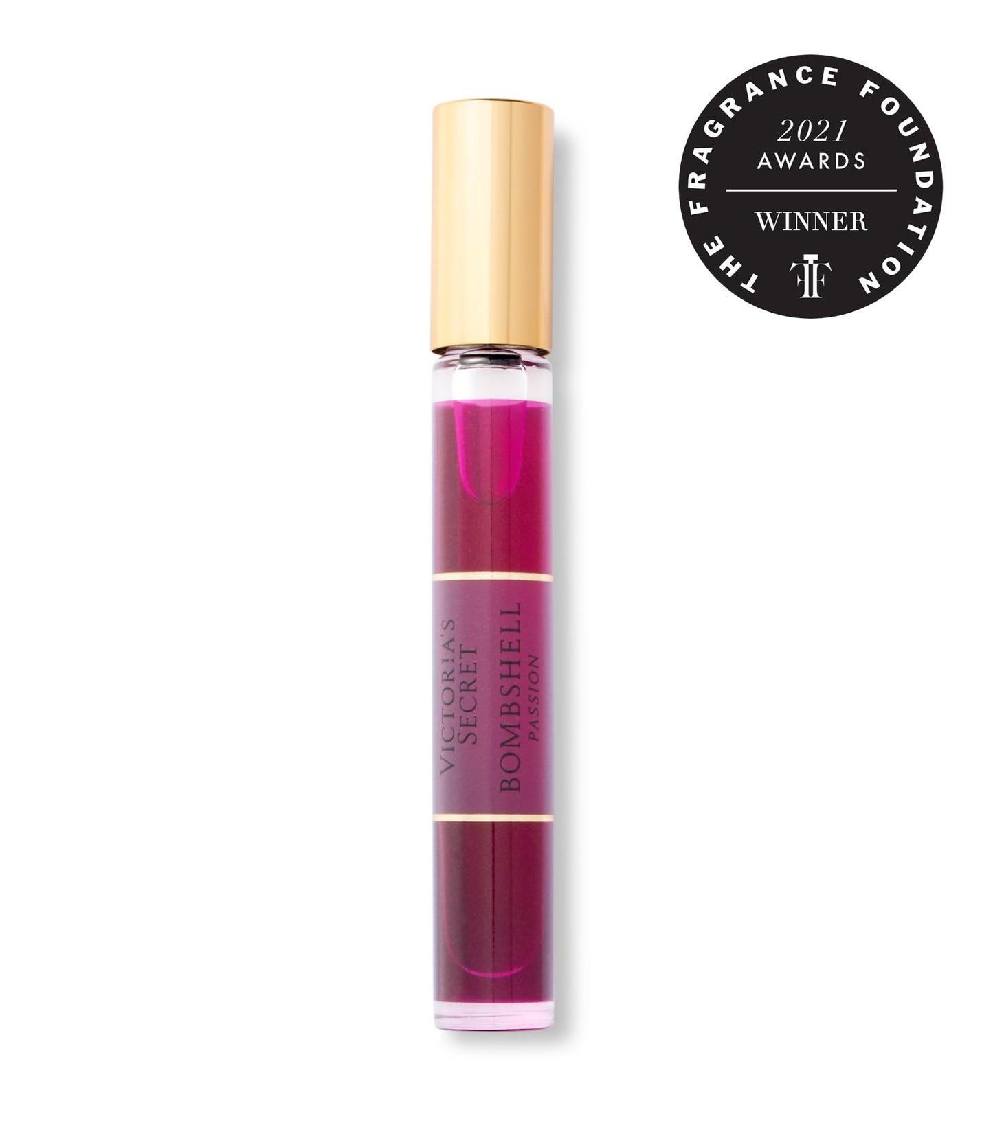 Victoria's Secret Bombshell Passion Eau de Parfum Rollerball, Notes of Sparkling Cassis, Queen Peony & Fuchsia Rose, Travel Size Mini Perfumes for Beauty & Personal Care Victoria's Secret