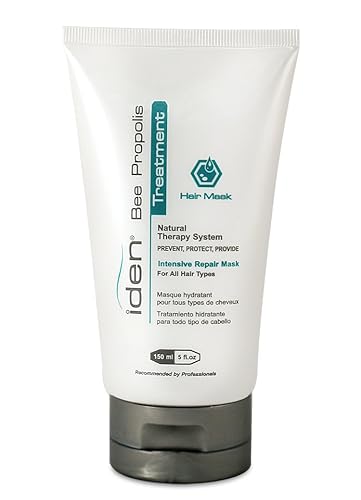 IDEN Bee Propolis Treatment Hair Mask for Damaged Hair, Fortifies Weakened Hair, Deep Hydration, 5 fl.oz Beauty & Personal Care IDEN