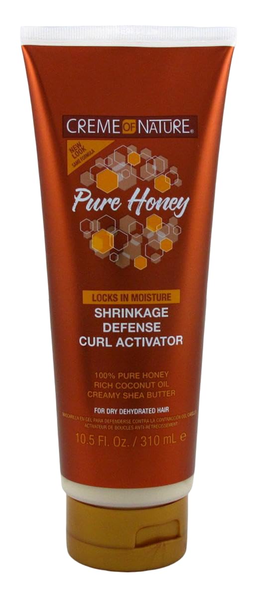 Creme Of Nature Pure Honey Curl Activator 10.5 Ounce Tube (310ml) (2 Pack) Beauty & Personal Care Creme of Nature