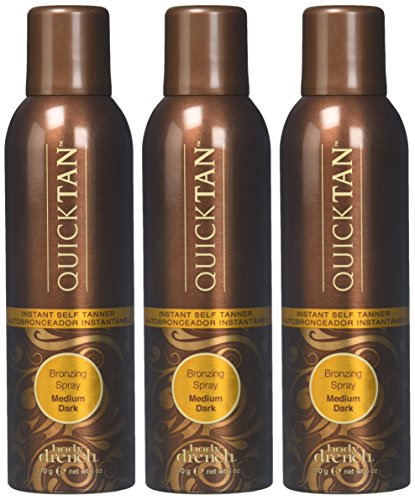 Body Drench QuickTan Instant Self Tanner Bronzing Spray, Medium/Dark Tan, 6 fl oz (Pack of 3) Beauty & Personal Care Body Drench
