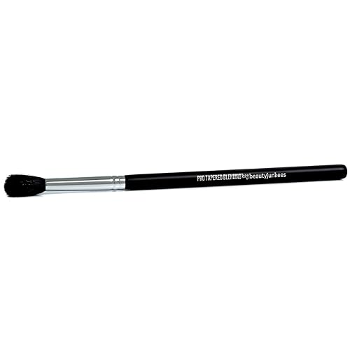Tapered Blending Eyeshadow Makeup Brush - Beauty Junkees Professional Eye Shadow Blender Make Up Brush with Soft Fluffy Natural Hair Dome Bristles Beauty & Personal Care Beauty Junkees