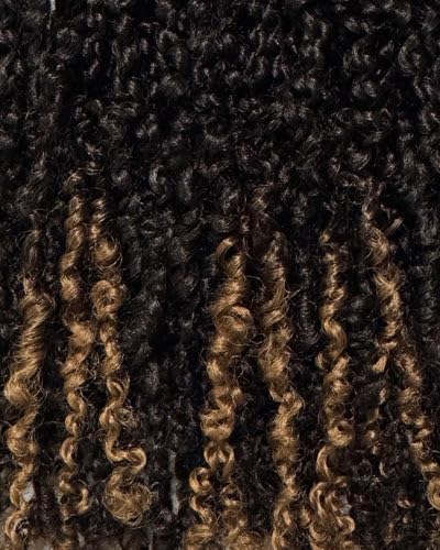Chade Fashions Medium Length Pre-Looped Braided Style Synthetic Hair Wig - ALITRESS YANKY TWIST 12" X 3PCS (PT4/27)