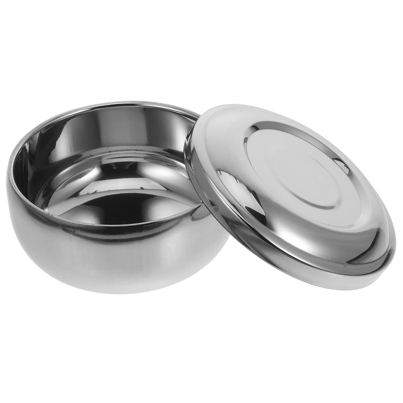 OUNONA Shaving Bowl with Lid Shaving Scuttle Mug for Men Shave Soap Bowl for Creating Lather 4.33 X 4.33 X 2.16 in Travel Grooming Accessory for Home Beauty and Personal Care OUNONA