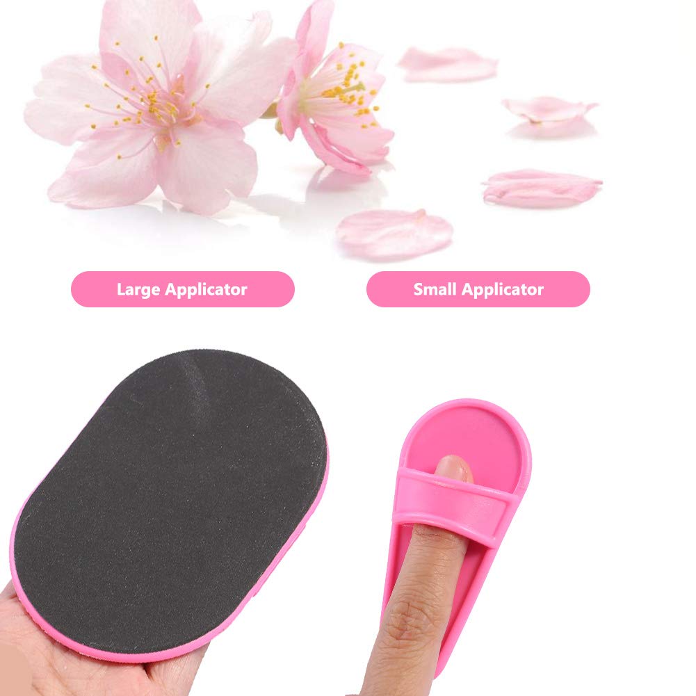 Hair Remover Buffer Pads, Hair Removal Exfoliating Pad Smooth Legs Skin Painless Scrub Depilatory Sanding Tool Set Smooth Away Replacement Pads Beauty and Personal Care YUYTE