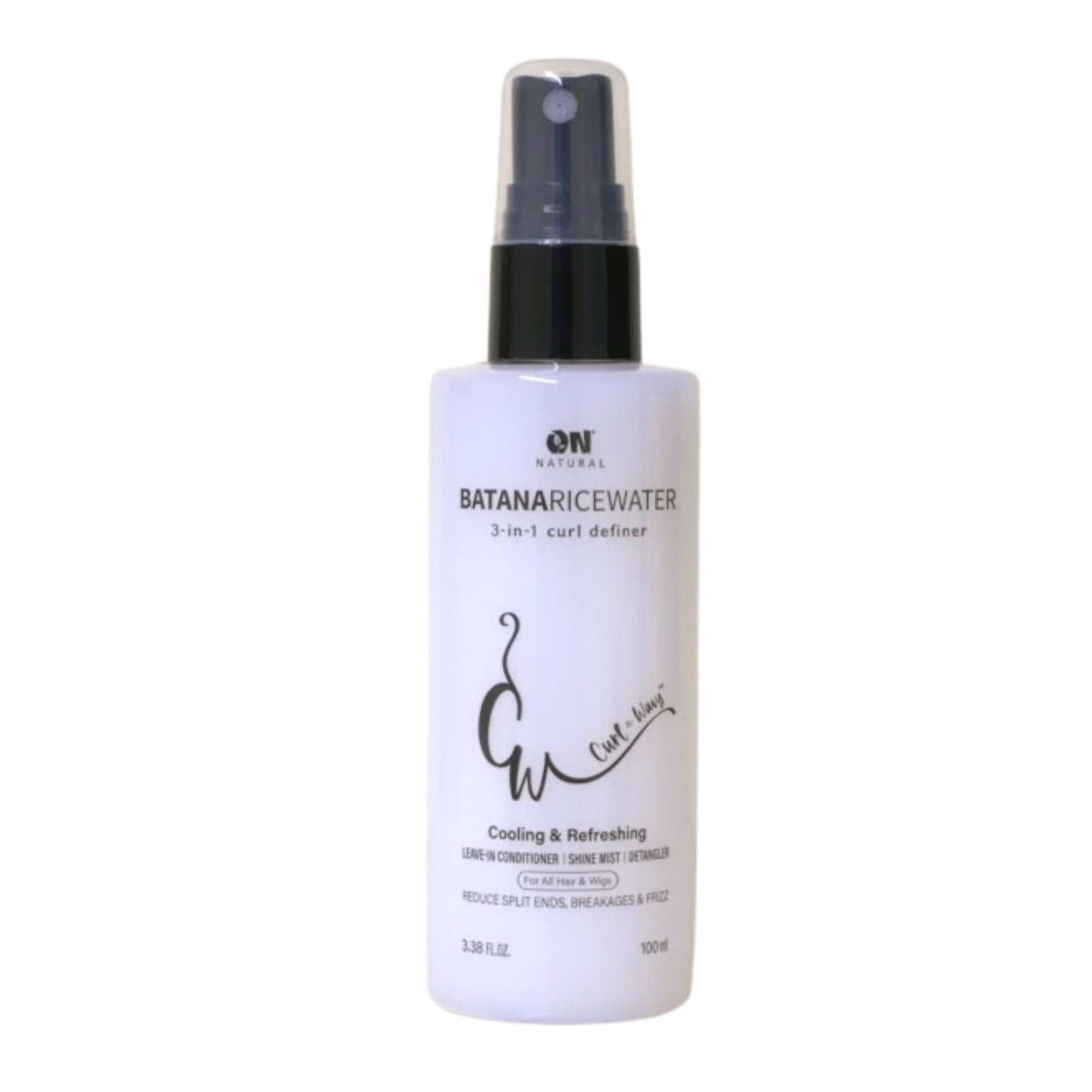 On Natural Curl-N-Wavy 3-in-1 Curl Definer (3.4 OZ, Batana Rice water) Beauty & Personal Care On Natural