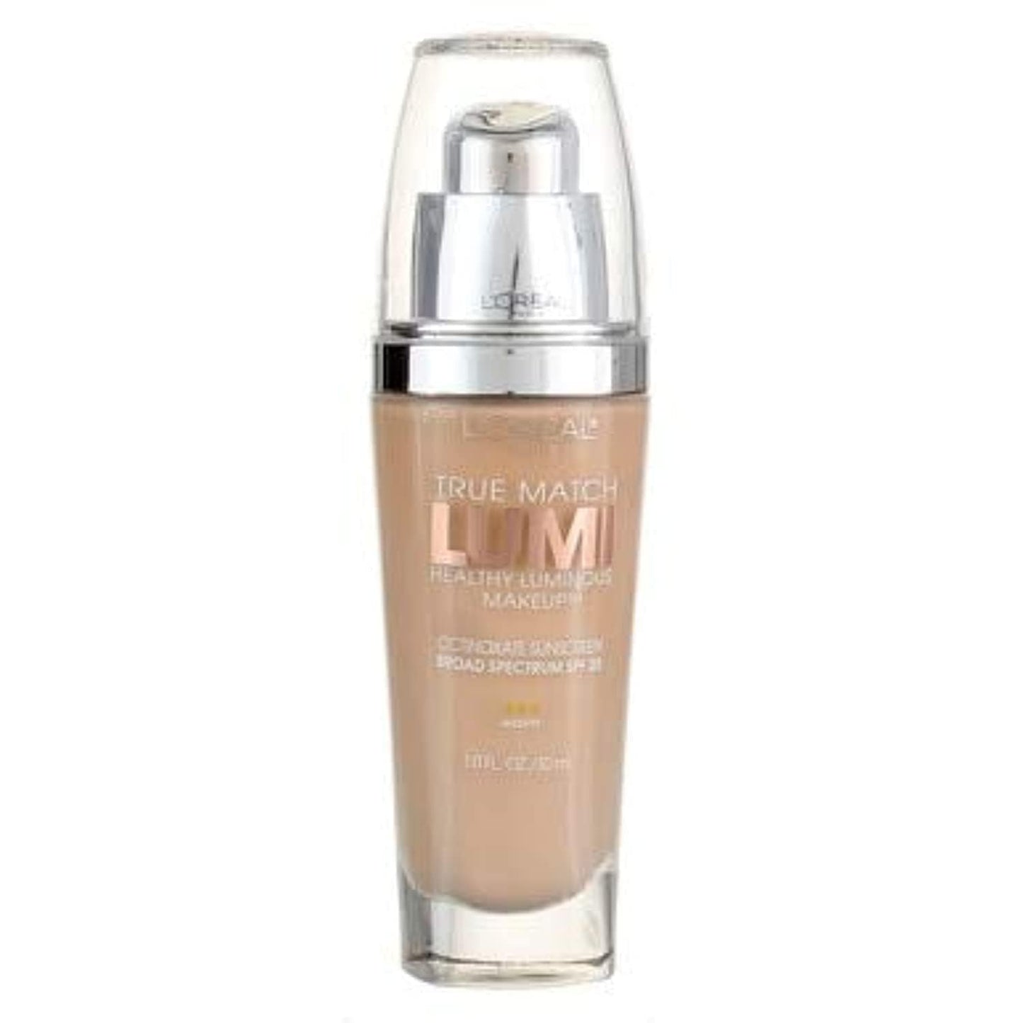 L'Oreal Paris True Match Lumi Healthy Luminous Makeup, W1-2 Porcelain Light Ivory, 1 fl; oz. Beauty & Personal Care L'Oreal Paris