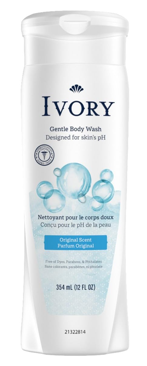 Ivory Mild & Gentle Original Scented Body Wash, 12 Ounce Beauty & Personal Care Ivory
