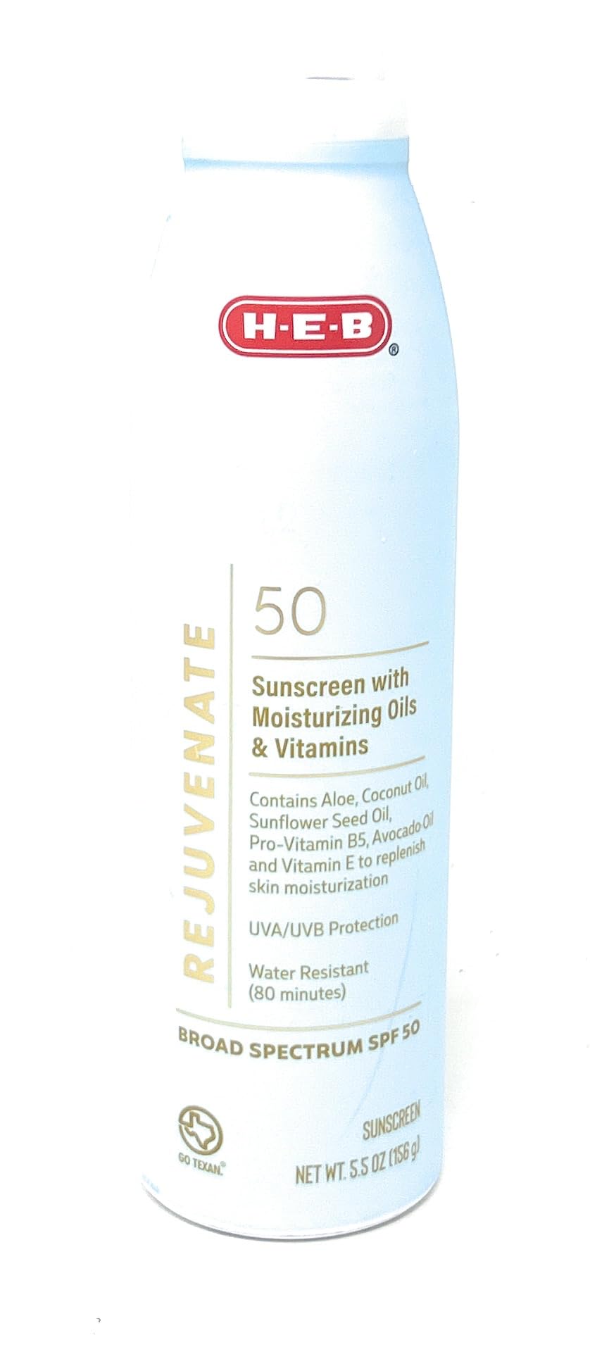 Rejuvenate Sunscreen Spray with Moisturizing Oils & Vitamins SPF 50-5.5oz - 1 bottle - made in the USA Beauty & Personal Care H-E-B