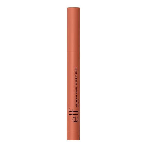 e.l.f. No Budge Matte Shadow Stick, One-Swipe Cream Eyeshadow Stick, Long-Wear & Crease Resistant, Matte Finish, Vegan & Cruelty-Free, Groovy Beauty & Personal Care e.l.f.