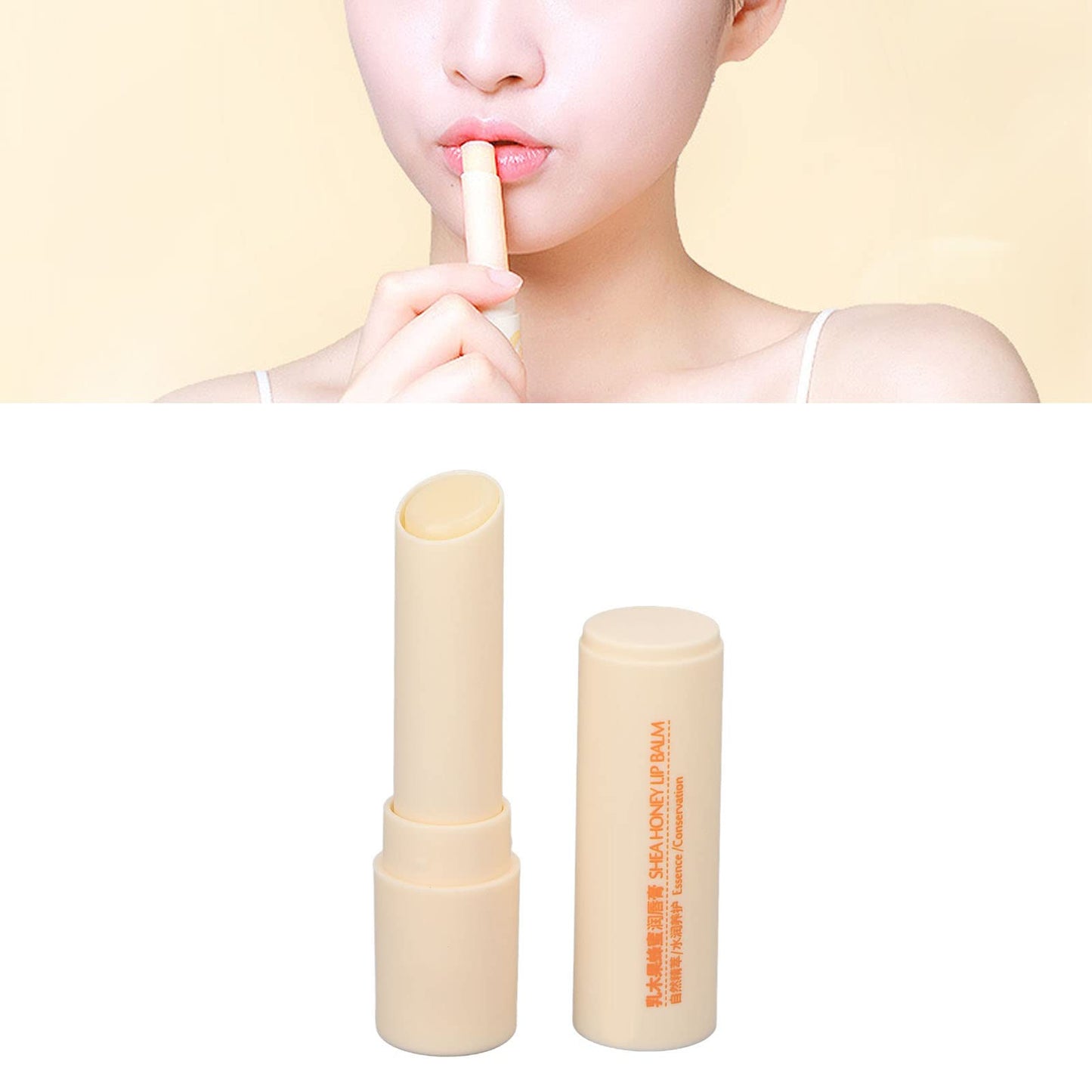 Shea Honey Lip Balm, Moisturizing Lip Balm Stick Improve Lip Lines Moisturizing Moisturizing Lip Balm Smoother Texture for Moisture Lip Care Outdoor Beauty and Personal Care BTIHCEUOT