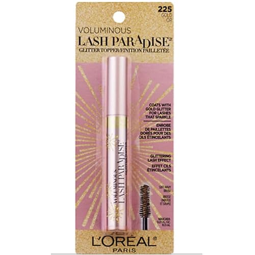 L'Oreal Paris Voluminous Lash Paradise 225 gold Glitter Topper 8.0ml Beauty & Personal Care L'Oreal Paris