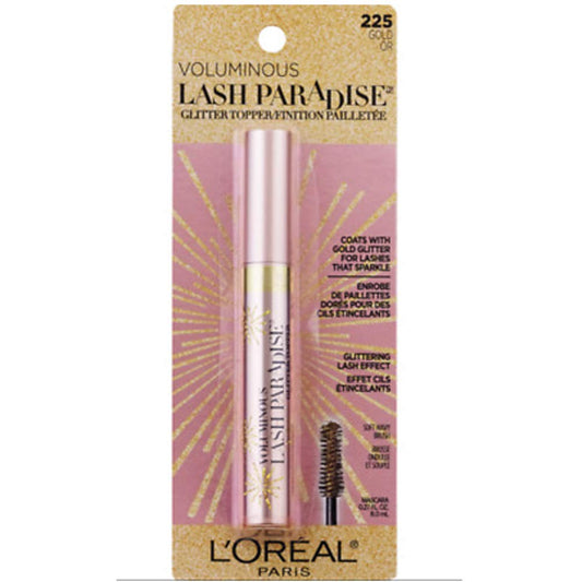 L'Oreal Paris Voluminous Lash Paradise 225 gold Glitter Topper 8.0ml Beauty & Personal Care L'Oreal Paris