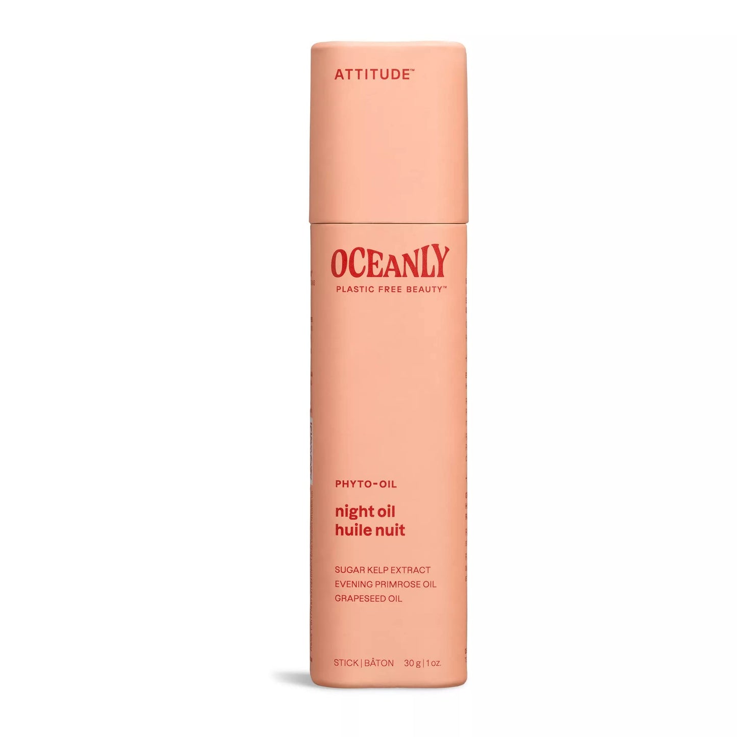ATTITUDE Oceanly Night Oil Stick, EWG Verified, Plastic-free, Plant and Mineral-Based Ingredients, Vegan and Cruelty-free Beauty Products, PHYTO OIL Beauty & Personal Care ATTITUDE