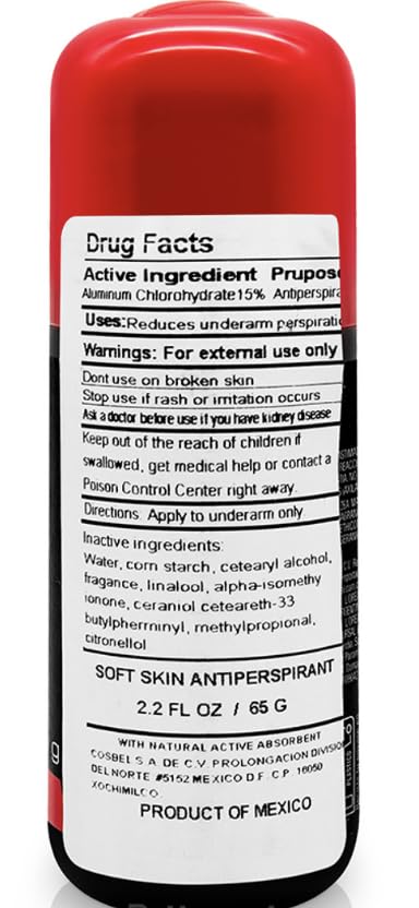 Obao Roll On Deodorant for Men, 2.29-Ounce Package (Pack of 6) Beauty and Personal Care Obao