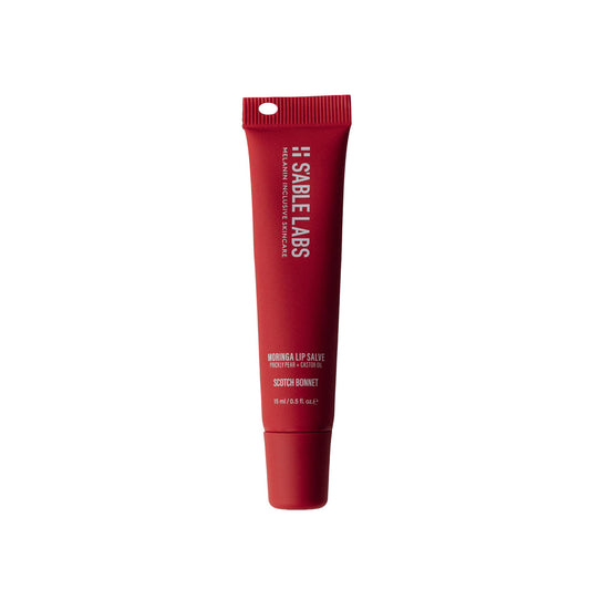 S'ABLE Labs - Moringa Lip Salve - Deeply Moisturize, Soften, Improve Lip Appearance - Prickly Pear + Castor Oil - Melanin-Inclusive Skincare (Scotch Beauty and Personal Care S'ABLE LABS