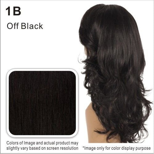 Vivica A. Fox (Bpb-pop) - Heat Resistant Fiber Bang & Ponytail in OFF BLACK