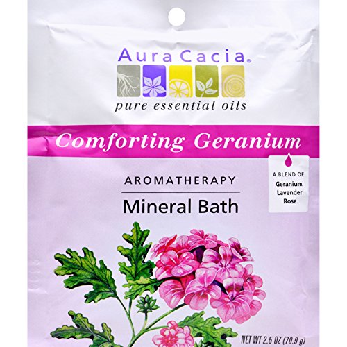 Aura Cacia Bath Mnrl Geranium Comforting Beauty and Personal Care Aura Cacia