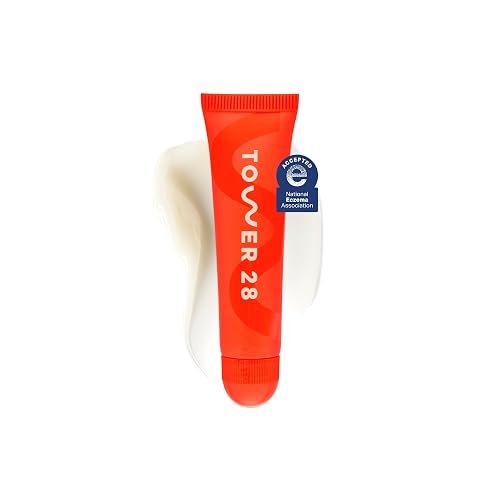 Tower 28 LipSoftie Tinted Lip Balm Treatment - Hydrating Glossy Balm + Overnight Lip Mask with Jojoba Oil + Shea Butter - Sweet, Cushiony Formula Beauty & Personal Care Tower 28
