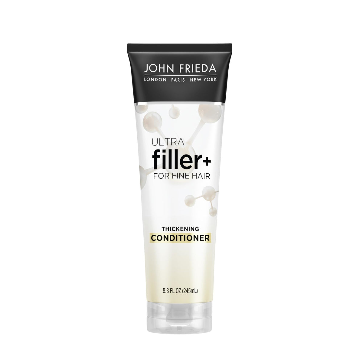 John Frieda ULTRAfiller+ Thickening Conditioner, Strengthening Conditioner for Damaged or Thin Hair, Infused with Biotin and Hyaluronic Acid to