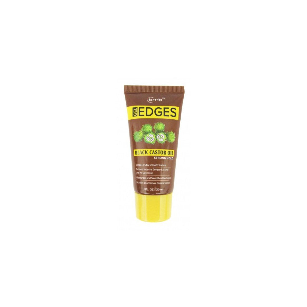 bmb Black Castor Oil Gel Edges 1oz + 1 Free Sample Beauty & Personal Care BMB