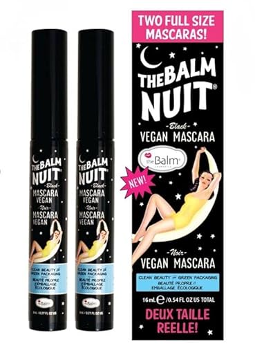 theBalm Nuit Duo Vegan Mascara (1 pack of 2) Beauty & Personal Care theBalm