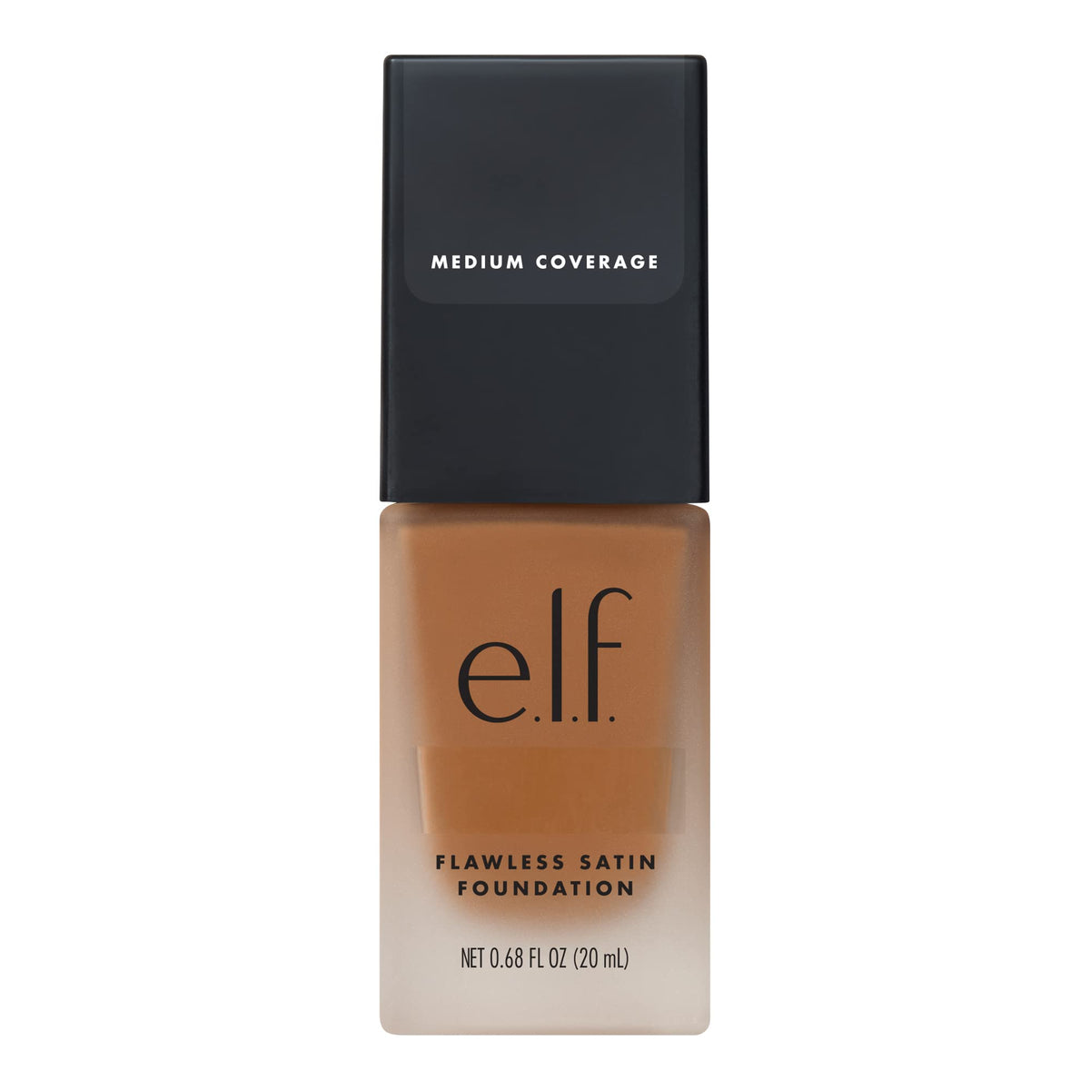 e.l.f. Flawless Satin Foundation, Lightweight & Medium Coverage, Semi-Matte Finish, Vegan , Honey, 0.68 Fl Oz (20mL) Beauty & Personal Care e.l.f.