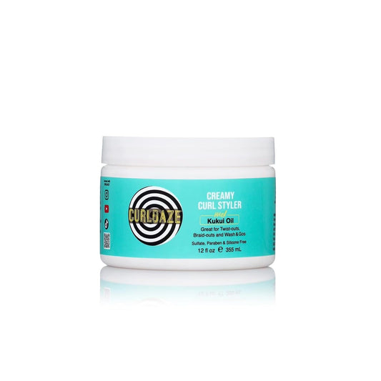 Curldaze Creamy Curl Styler with Kukui Oil, Vitamins A, C, and E. Moisturizing and Styling Curl for Curly Hair, Great for Twist-Outs, Braid Outs, Wash Beauty & Personal Care Curldaze