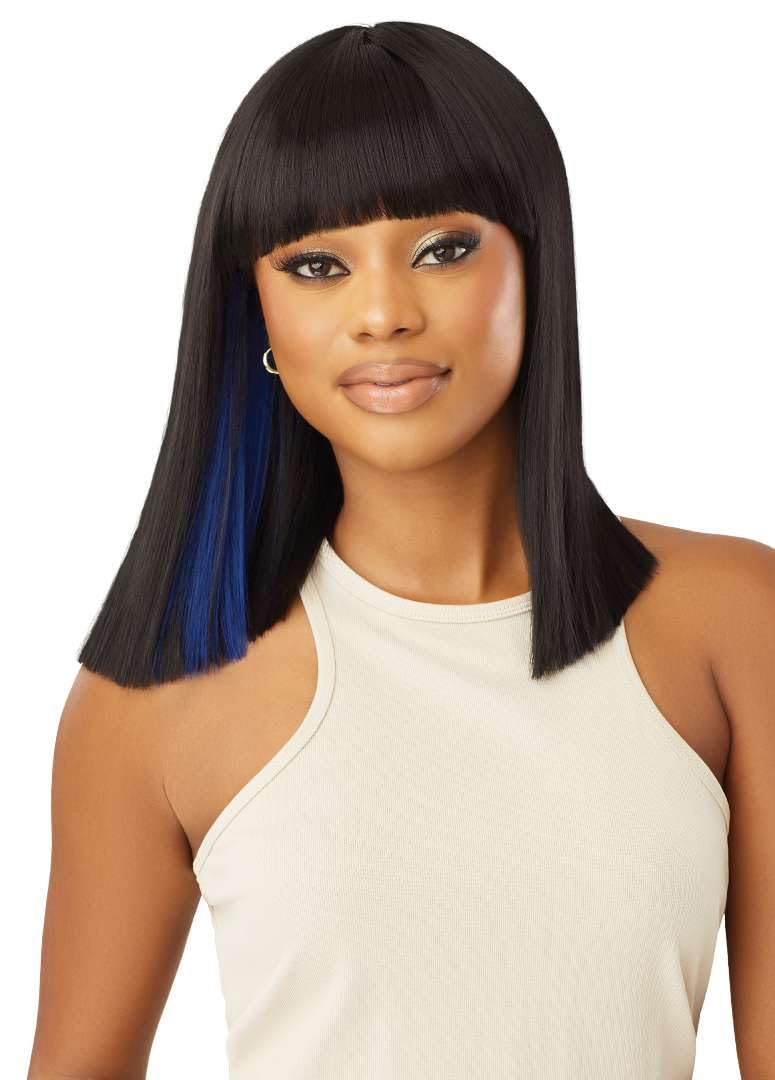 Outre Wigpop Synthetic Full Wig - Style Selects - Ranya (BROWN GRAY 34)