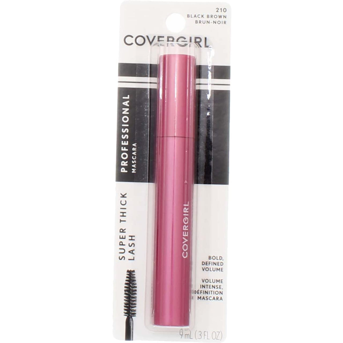 Cg Masc Prof Spr Thck Wp Size 0.30o Cover Girl Crded Mascara Professional Super Thick Lash Black/Brown