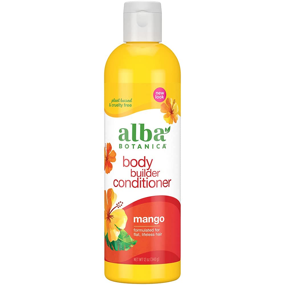 Alba Botanica Body Builder Conditioner, Mango, 12 Oz Beauty & Personal Care Alba Botanica