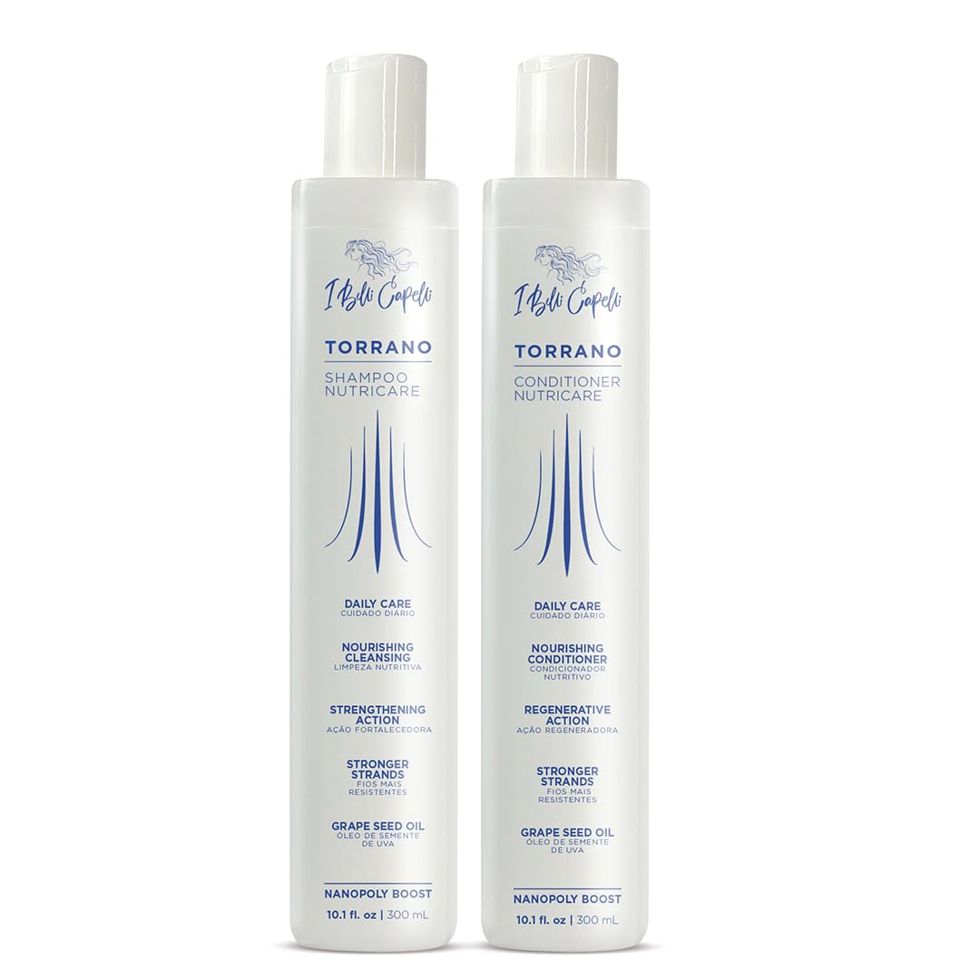 I Belli Capelli NutriCare Shampoo and Conditioner Set for Women and Men- Paraben & Petrolatum Free, Color Safe -Nourishing & Moisturizing for Dry Beauty & Personal Care I Belli Capelli