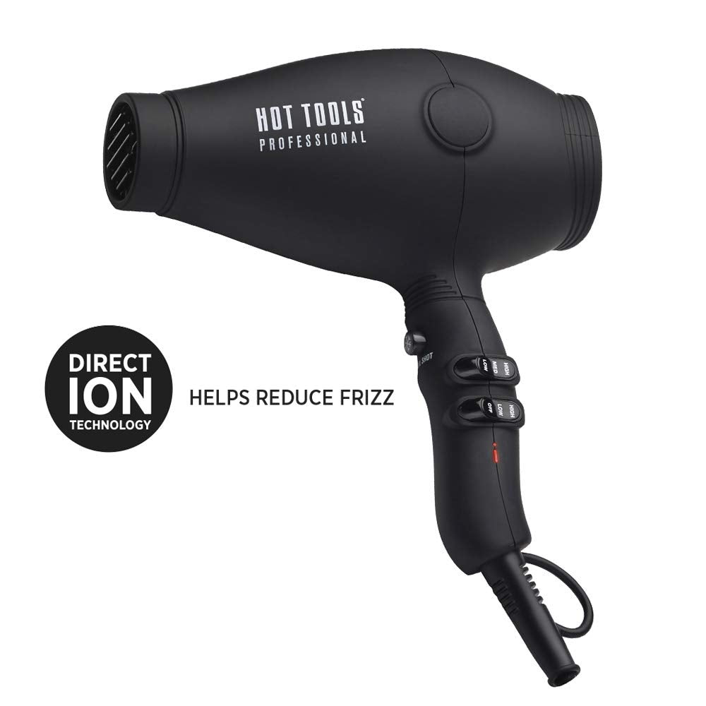 HOT TOOLS Professional 2100 Lightweight Turbo Ionic Hair Dryer Beauty & Personal Care HOT TOOLS