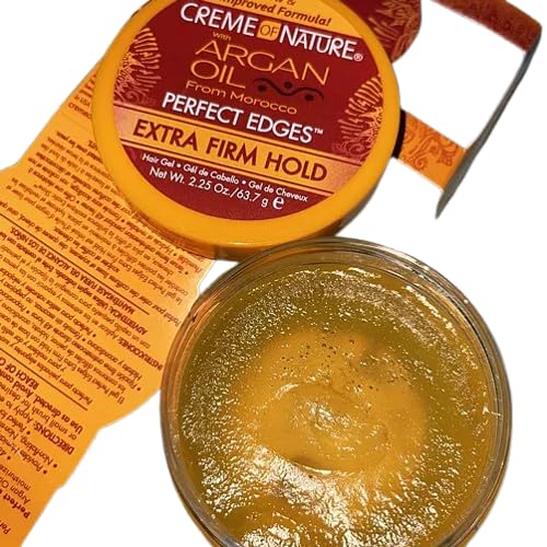 Creme Of Nature Argan Oil Perfect Edges Extra Hold 2.25 Ounce (66ml) (2 Pack) Beauty & Personal Care Creme of Nature