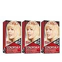Revlon Permanent Hair Color, Permanent Hair Dye, Colorsilk with 100% Gray Coverage, Ammonia-Free, Keratin and Amino Acids, 03 Ultra Light Sun Blonde Beauty & Personal Care REVLON