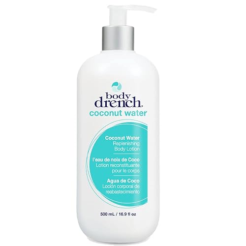 Body Drench Body Lotion for Women, Coconut Water - Hydrating Coconut Lotion for Dry Skin, Moisturizer Skin Care, 16.9 fl oz Beauty & Personal Care Body Drench