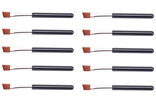 VOSAIDI 10pcs Eyebrow Portable Premium Quality Angled Eye Brow and Spoolie Mini Brush Beauty & Personal Care Vôsaidi