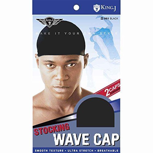 (6 Pack) King J -Stocking Wave Cap #061
