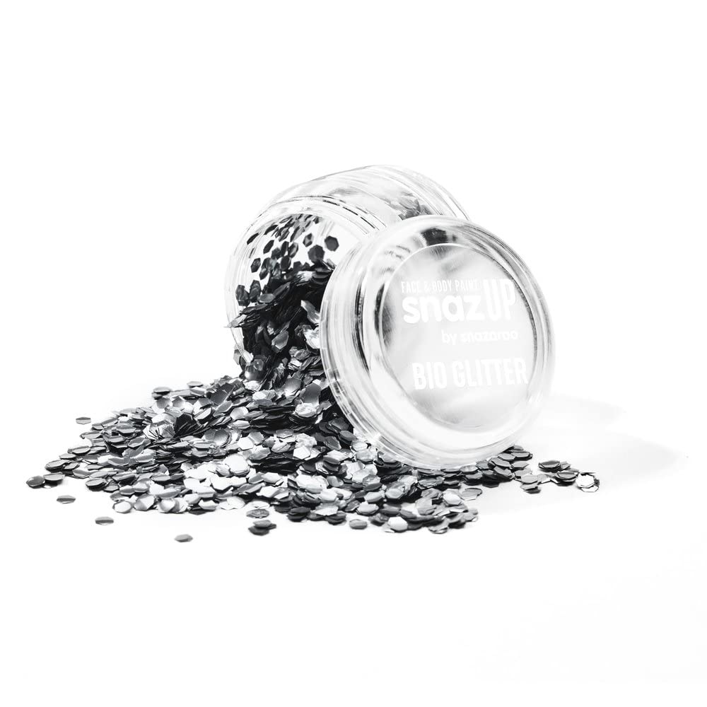 Snazaroo Chunky Bio Glitter, 5g (.17-oz) Tub, Silver Beauty & Personal Care Snazaroo