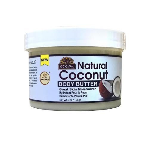Okay Butter 100% Natural Smooth for Skin and Hair Easily Absorbed By the Skin & Hair Leaving It Soft & Moisturized Silicone, Paraben Free For All Skin Beauty & Personal Care OKAY