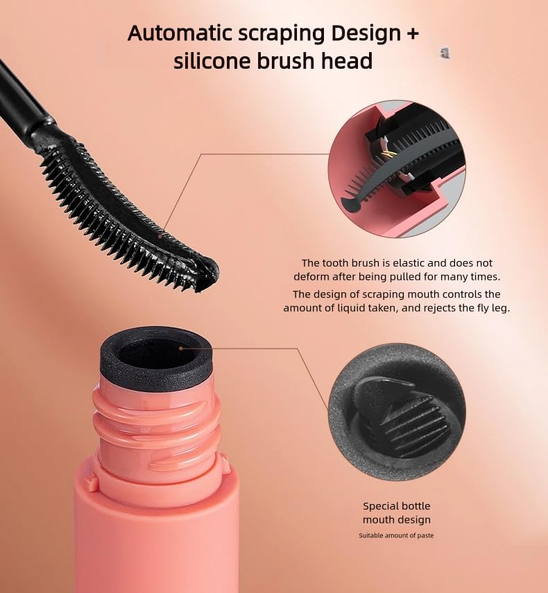 BeautyMall 1 PC Ukiss Mascara Primer Long Lasting Curling Lengthening Fix Mascara, Smudge Proof Water Proof Mascara Base Holds All Day Long (01#