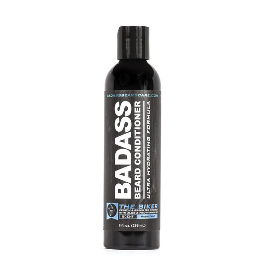 Badass Beard Care Beard Conditioner For Men - THE BIKER, 8oz - Made of Natural Ingredients for A Healthy, Soft, & Itch Free Beard and Mustache Beauty & Personal Care Badass Beard Care