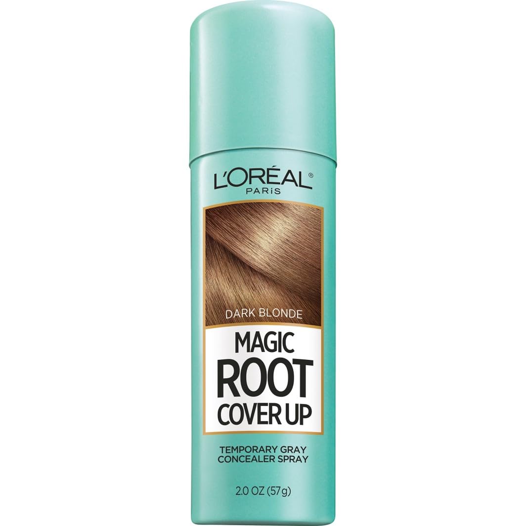 L'Oreal Paris Magic Root Cover Up Gray Hair Spray, 100% Gray Hair Coverage with Buildable, Lightweight, Transfer-Resistant, and Temporary Formula Beauty & Personal Care L'Oreal Paris