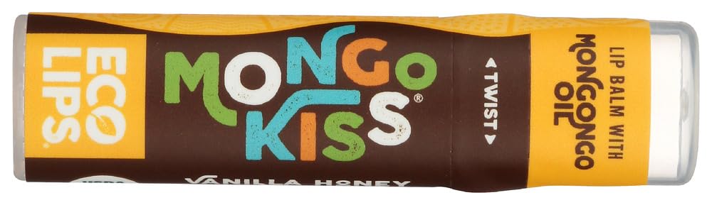 Eco Lips Inc., Mongo Kiss, Lip Balm, Vanilla Honey, .25 oz (7 g) - 2pc Beauty and Personal Care KEZATAAK