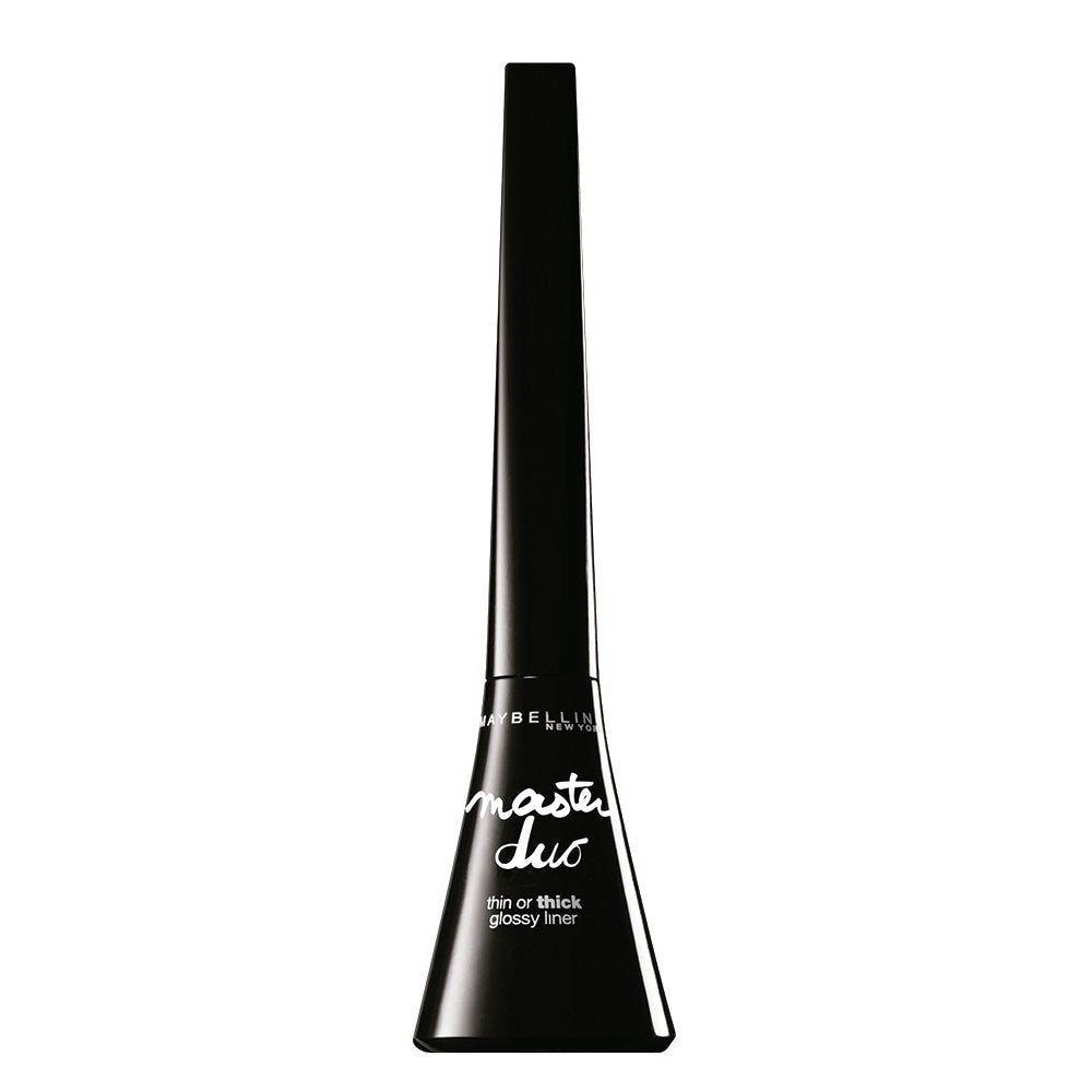 Maybelline New York Eye Studio Master Duo Glossy Liquid Liner, Black Lacquer, 0.05 Fluid Ounce Beauty & Personal Care MAYBELLINE