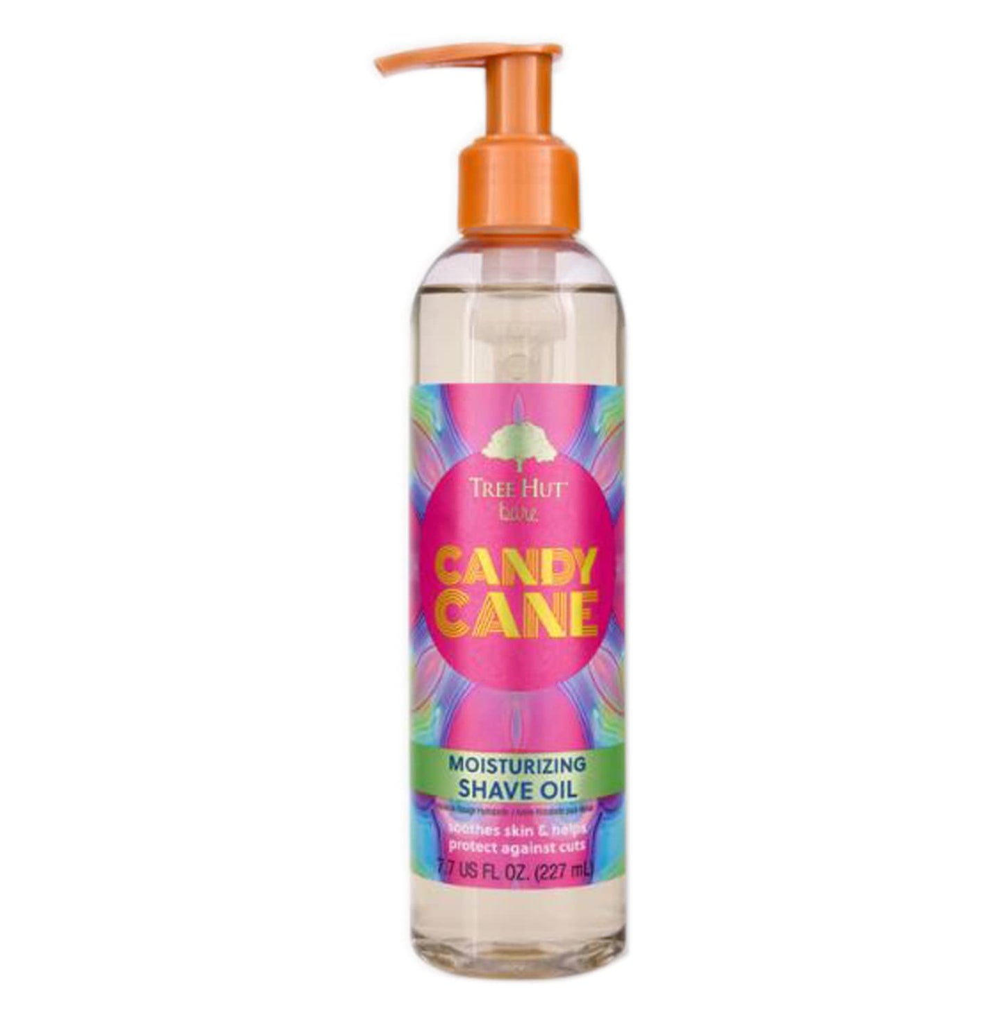 Tree Hut Candy Cane Shave Oil Set! Includes Shave Oil and Loofah! Formulated With Peppermint and Vanilla Bean! Ultra Hydrating and Exfoliating Beauty and Personal Care P P