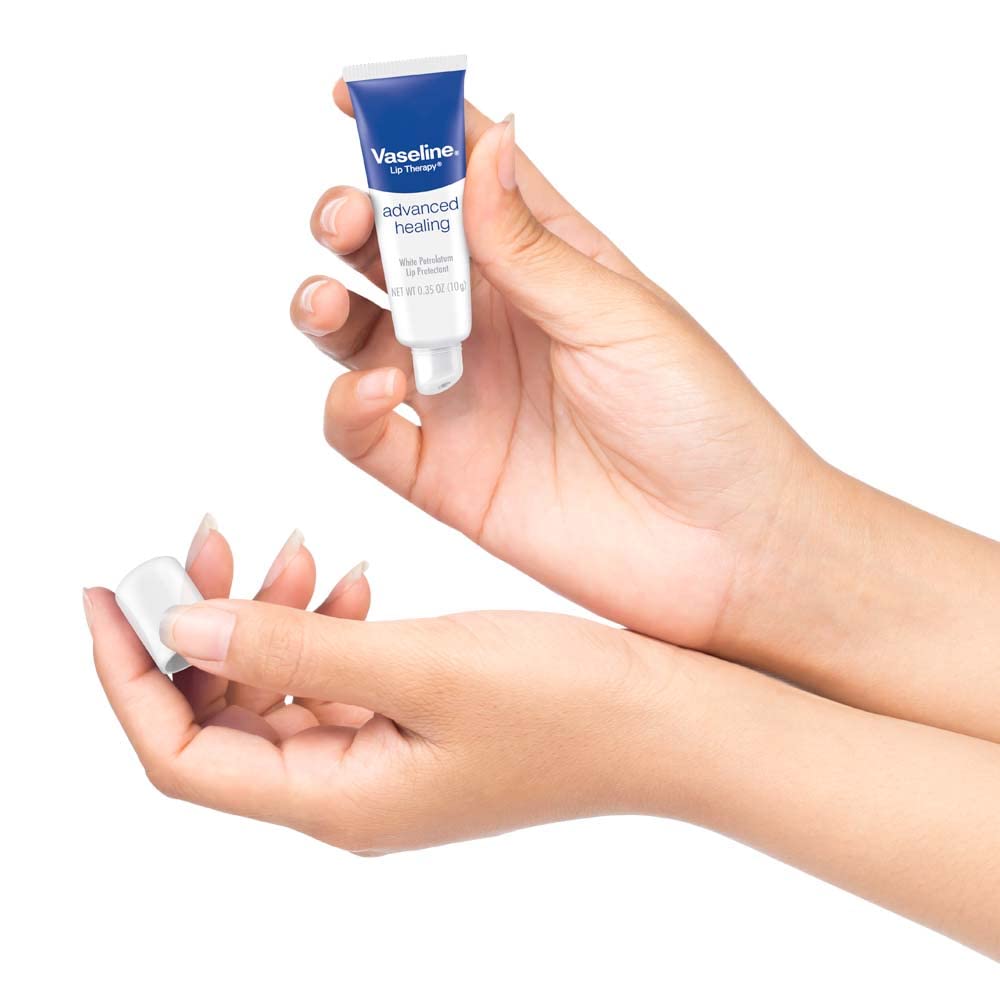 Vaseline Lip Therapy Lip Balm Tube, Advanced Healing Lip Moisturizer, 0.35 oz Beauty and Personal Care Vaseline