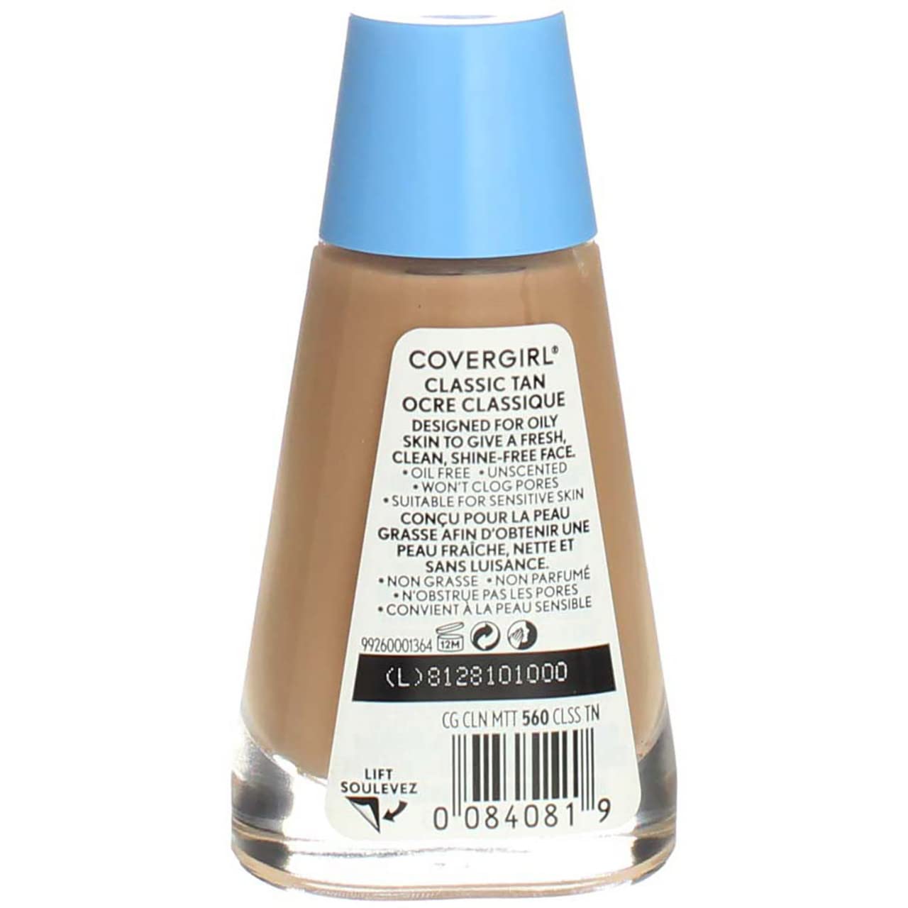 CoverGirl Clean Classic Tan Matte 560 Oil Control Liquid Makeup -- 2 per case. Beauty & Personal Care ATAZUA