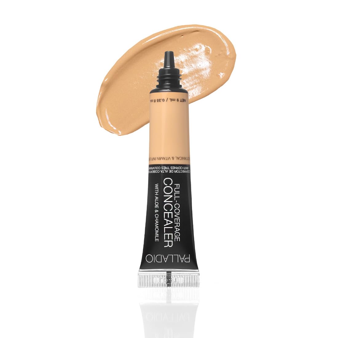 Palladio Full Coverage Concealer - Creamy Face & Under Eye Formula, Disguises Dark Circles, Blemishes, Fine Lines, Evens Skin Tone (Milk Coffee) Beauty & Personal Care Palladio