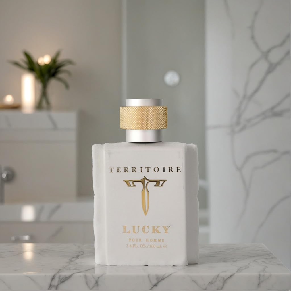 Territoire Lucky Eau de Parfum Spray for Men, 3.4 Ounce / 100 ml Beauty & Personal Care Territoire