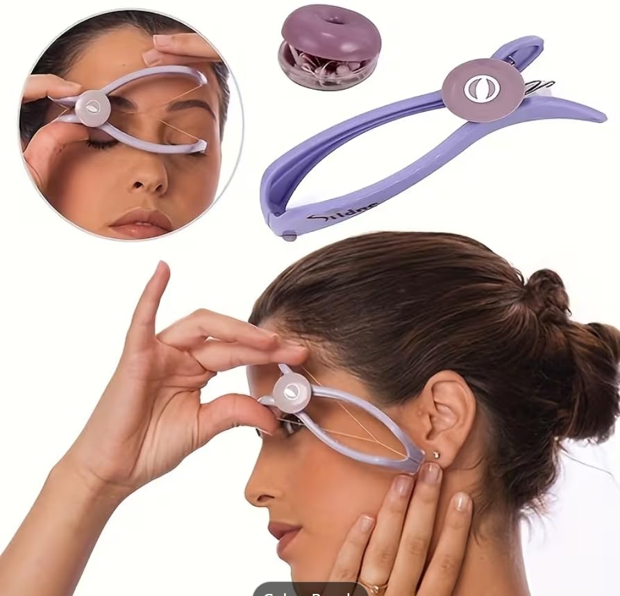 Organic Cotton Eyebrow Threading Thread - India - Dermaplaning Epilator Tool for Upper Lip Chin Forehead Ibrow Hair Removal Beauty and Personal Care UNIQUE KAFTANS